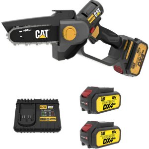 Mini Motosierra Bateria Cat 18v + 2 Bateria 4ah + Cargador