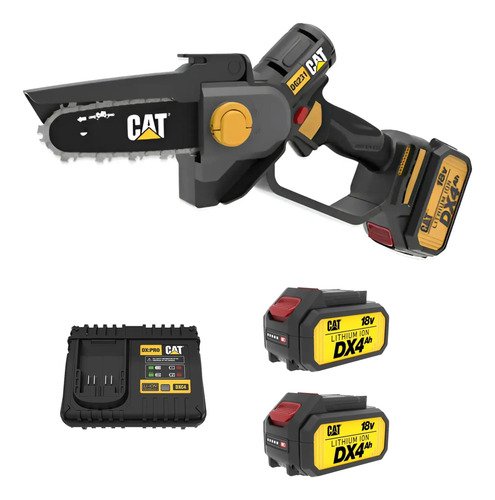 Mini Motosierra Bateria Cat 18v + 2 Bateria 4ah + Cargador