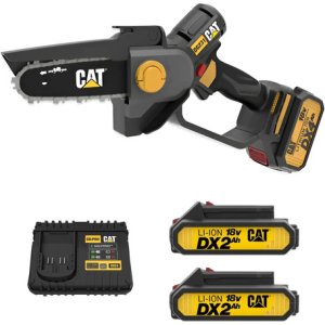 Mini Motosierra Bateria Cat 18v + 2 Baterias + Cargador