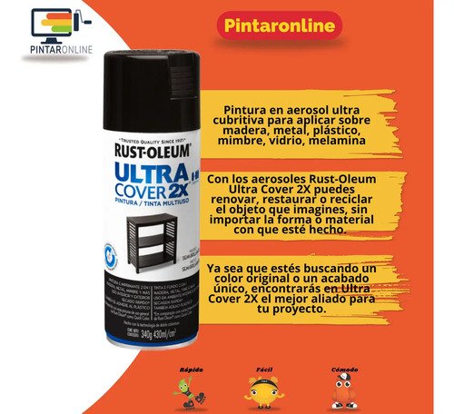 Rust-oleum Ultra Cover Aerosol - Imagen 7