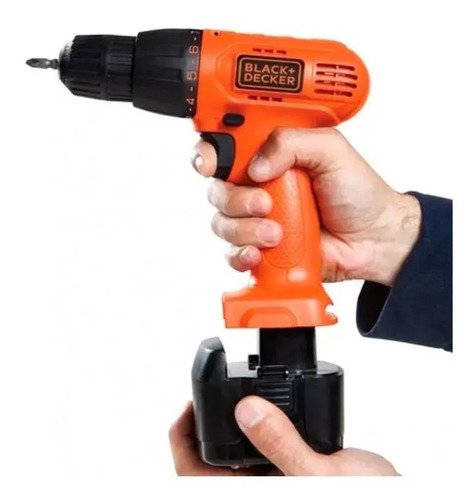 Furadeira Parafusadeira Bivolt 9 6v Cd961 Black Decker Naranja/negro