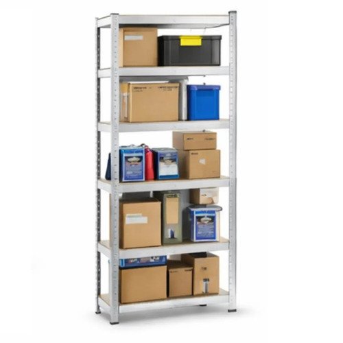 Estantería Encastrable Industrial Acero Galvanizado 5 Estant - Imagen 6