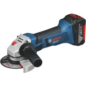 Amoladora angular inalámbrica Bosch Professional GWS 18 V-LI + accesorios