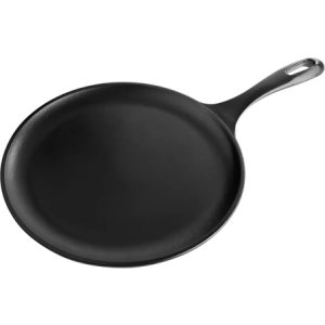 Sarten Comal Hierro Fundido Esmaltado 26.5 Cm Victoria Color Negro