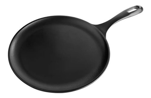 Sarten Comal Hierro Fundido Esmaltado 26.5 Cm Victoria Color Negro