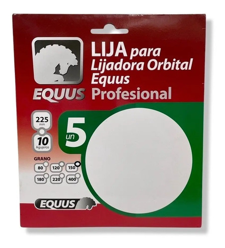 Equus Lija #180 Fibra Discos - Imagen 2