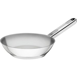Sartén Tramontina Allegra De Acero Inoxidable Con Fondo Triple De 28 Cm Plateado