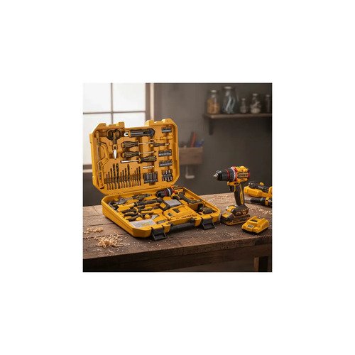 Kit Atornillador Percutor + 165 Acc Ingco Cargador De Regalo - Imagen 7