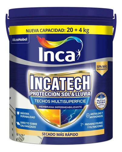 Inca Impermeabilizante Incatech Multisuperficies