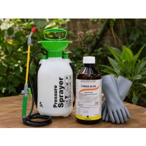 Pulverizadora 5 Lt+ Cipremetrina X1 Lt