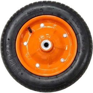 Rueda Inflable Para Carretilla 33cm Con Eje 16mm