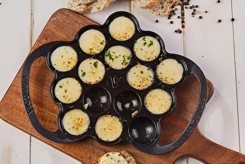 Provoletera De Hierro Con 15 Cavidades Para Parrilla Victori - Imagen 8