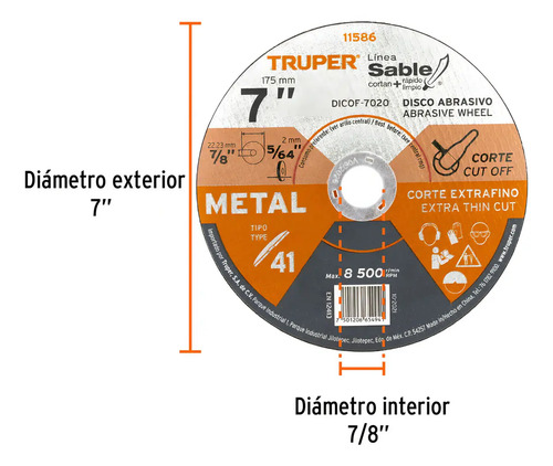 Truper DICOF-7020 - Imagen 3