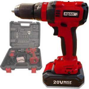 Taladro Atornillador Inalambrico Equus Brushless 20v Color R