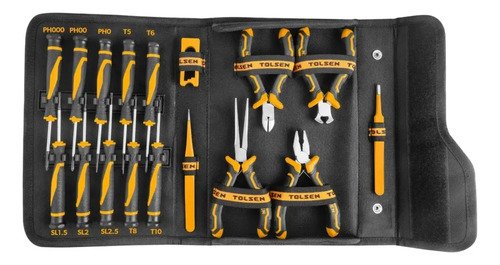 Set Tolsen De 17 Herramientas Repar. De Precisión