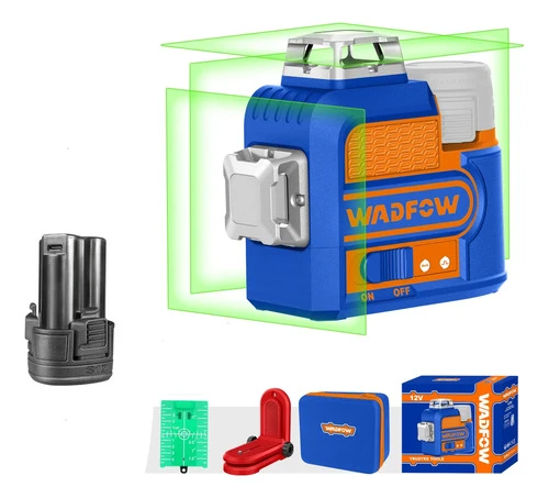 Nivel Laser 3d Verde 12v + Bateria 1.5ah Wle8m12 Wadfow
