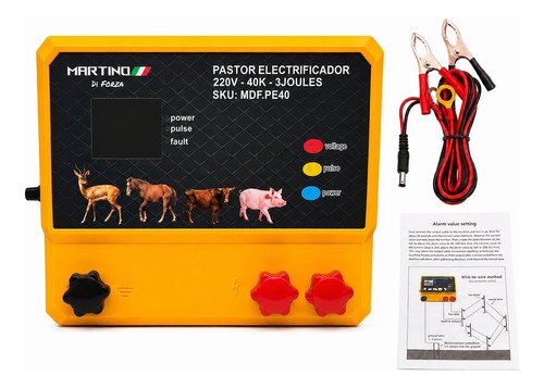 Electrificador Pastor Martino Di Forza 40 Km 3 Joule - Tyt
