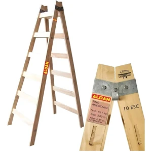 Escalera Pintor Aldan De Primera 11 Escalones Madera | 3.30m