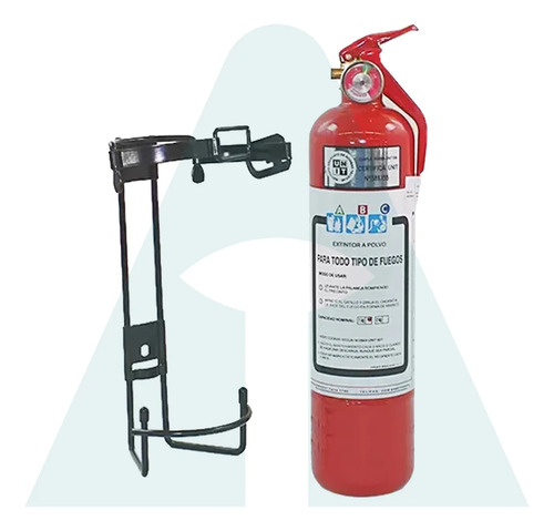 Extintor Bomberito 1 Kg Con Soporte Para Auto Camioneta - Imagen 2