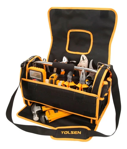 Bolso De Herramientas Industrial Tolsen 17'' 80102 G P Negro - Imagen 3
