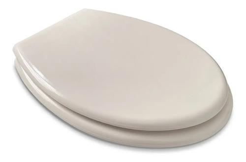 Tapa Inodoro Water Madera Laqueada Hueso Asiento Baño 25017 - Imagen 2