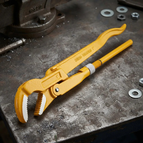 Llave De Caño 45° 107mm (3 ) Tipo Stillson Tolsen 10259 - Imagen 2