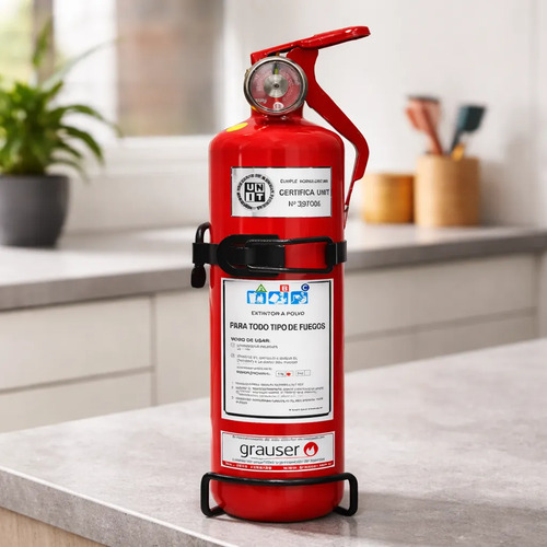 Extintor Bomberito 1kg Largo Portatil Abc Tythogar - Imagen 5