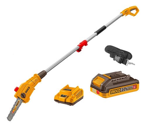 Motosierra Podadora De Altura Ingco Psli20281 20v 8 Kit
