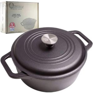 Olla Hierro Curado 4l/24cm C/asas Ref.35013 Victoria