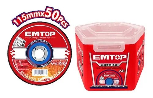 Emtop Profesional Amoladora Metal Disco