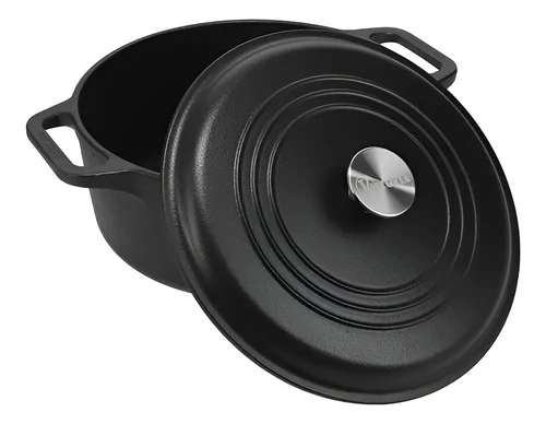 Olla Hierro Esmaltado 6l 26cm Con Asas Victoria - Imagen 3