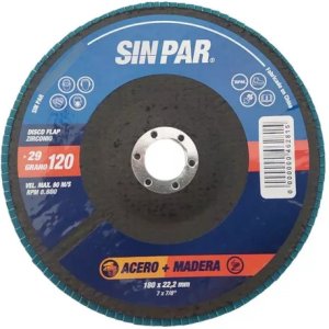 Sin Par Profesional FLAP ZIRCONIO 180 MM Disco