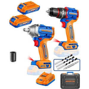 Kit Taladro Atorn Perc + Llave Impacto Acc Wadfow Wck20275