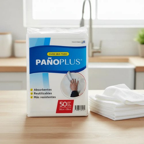Paños De Limpieza Pañoplus - 50 Unidades - Tyt