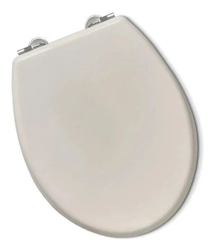 Tapa Inodoro Water Madera Laqueada Hueso Asiento Baño 25017