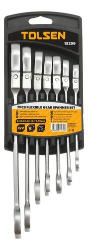 Set Llave Con Criquet C - Movil 8mm-19mm Tolsen