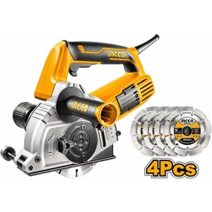 Acanaladora 4 Discos 1500w 8500 Rpm Ingco Wlc15008 - Tyt
