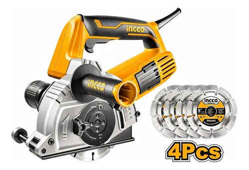 Acanaladora 4 Discos 1500w 8500 Rpm Ingco Wlc15008 - Tyt