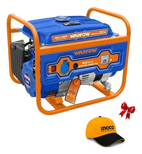 Generador A Gasolina 1200w Wadfow Wgeaa02 Monofasico P G - Imagen 2