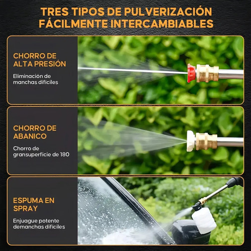 Hidrolavadora eléctrica Techhouse jabon y cera - Imagen 8