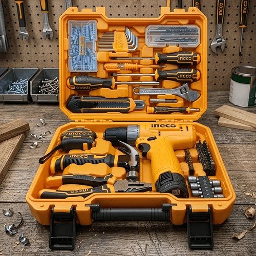 Kit de destornilladores Ingco 148 piezas 12 V P20s 20 nm - Imagen 6