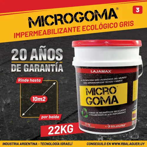 Impermeabilizante/Membrana poliuretanica Microgoma Techos y Terrazas - Imagen 7