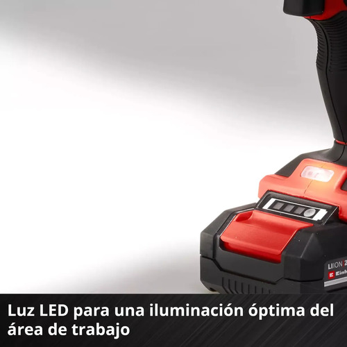 Taladro percutor atornillador inalámbrico de 13mm Einhell TE-CD 18/48 Li-i Solo + accesorio - Imagen 4