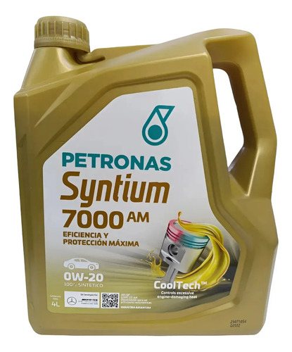 Aceite para motor Petronas sintético 0W-20 para auto/camioneta - Imagen 2