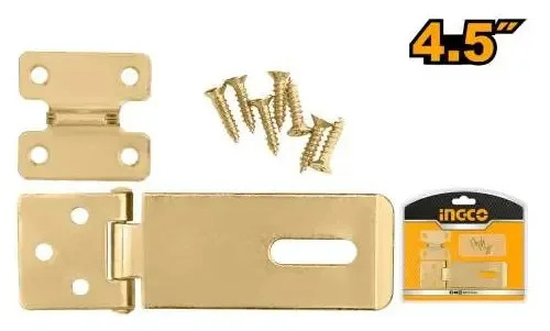 Cerradura para puerta abatible Ingco cerrojo bisagra HHS1045 - Imagen 2