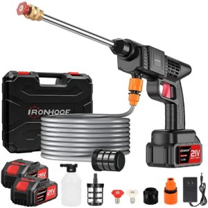 Hidrolavadora eléctrica Techhouse jabon y cera