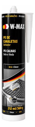 Sellador Pu De Canaleta Gris W-max 360g