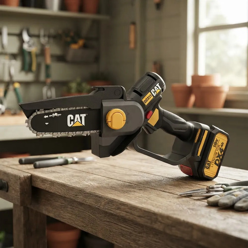Mini Motosierra Bateria Cat 18v +bateria 4ah Y 2ah +cargador - Imagen 3