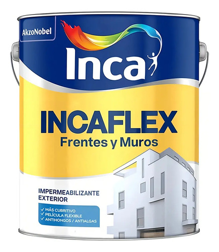 Impermeabilizante Inca Incaflex Frentes y Muros - Imagen 2