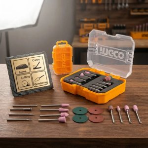 Set X 12 Accesorios Mini Torno Ingco Akmg2012